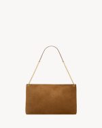 YSL CASSANDRE XXL pouch on chain in suede - Image 5